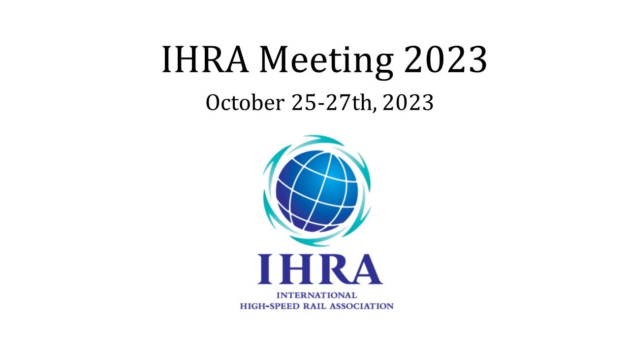 News IHRA International Highspeed Rail Association
